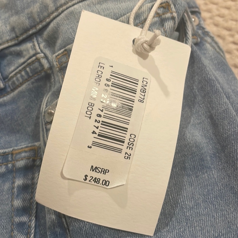 Frame Le Crop mini boot cut jeans